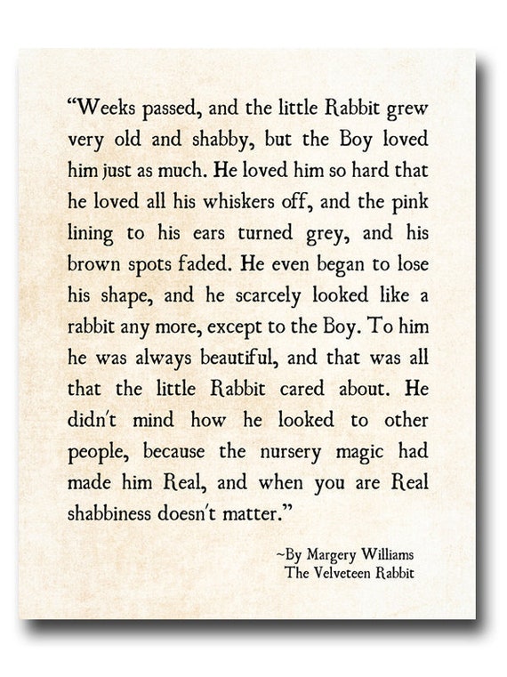 Velveteen Rabbit Quotes